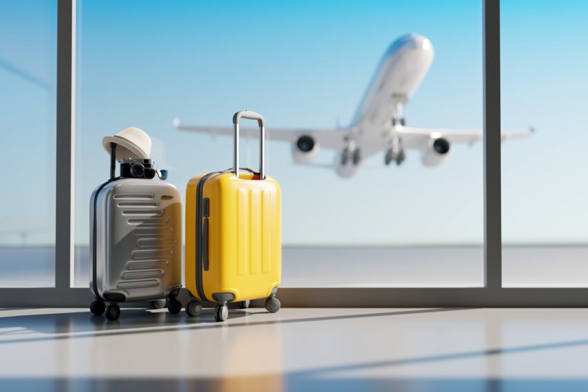Reisebeginn mit Nikotinsalz Liquid am Flughafen